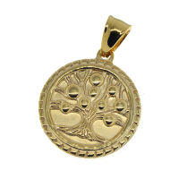 Stainless steel pendant - tree of life