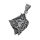 Edelstahlanhänger - Wolf
