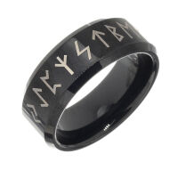 Tungsten ring - Runes
