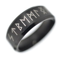 Tungsten ring - Runes