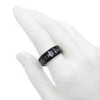Tungsten ring - Runes