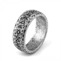 Stainless steel ring - runes