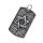 Stainless steel pendant - dogtag with star of david