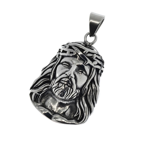 Stainless steel pendant - tribal laser cut