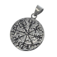 Stainless steel pendant - Vegvisir