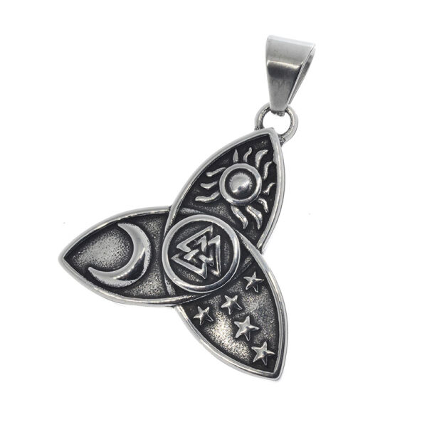 Stainless steel pendant - Triskele