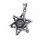 Stainless Steel Pendant - Pentagram with Eye