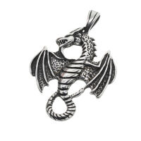 Stainless steel pendant - dragon