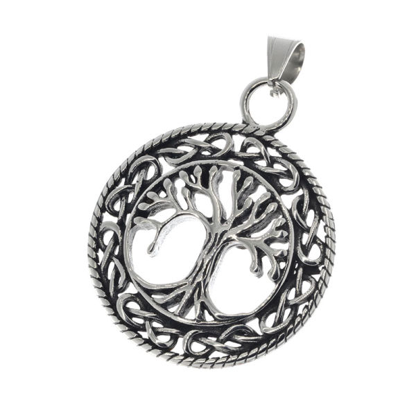 Stainless Steel Pendant - Tree of Life