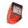 Acrylring mit 925 Sterling Silber und Zirkonia Rot 56 (17,8 Ø) 7,6 US