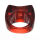 Acrylring mit 925 Sterling Silber und Zirkonia Rot 56 (17,8 Ø) 7,6 US