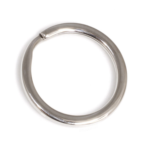 Key Ring Round PVD Gold - 28 mm