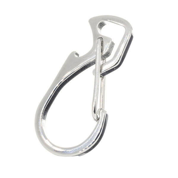 Keychain - stainless steel - bottle opener