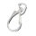 Keychain - stainless steel - bottle opener