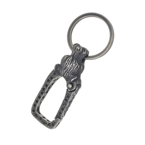 Keychain - stainless steel - panther