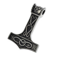 Edelstahlanhänger – Thors Hammer mit...