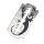 Stainless Steel Pendant – Bortal – Razor Blade Motif with Geckos