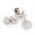 Stainless steel pendant - Motorcycle Cross