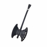 Stainless steel pendant - double axe