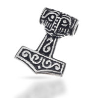 925 Sterling Silberanhänger - Thors Hammer "Tuure" 23 mm