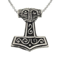 925 Sterling Silberanhänger - Thors Hammer "Tuure" 23 mm