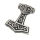 925 Sterling Silberanhänger - Thors Hammer "Tuure" 34 mm