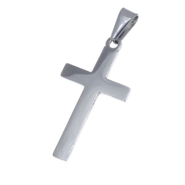 Edelstahlanhänger - Katholisches Kreuz