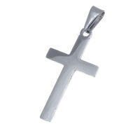 Stainless Steel Pendant – Minimal Latin Cross