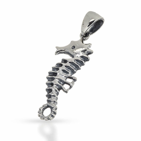 925 Sterling Silber Anhänger - "Seepferdchen"