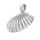 925 Sterling Silber Anhänger - Muschel "Testa"