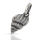 925 Sterling Silber Anhänger - Muschel "Crustae"