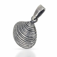 925 Sterling Silver Pendant - Shell "Vongole"