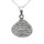 925 Sterling Silber Anhänger - Muschel "Vongole"