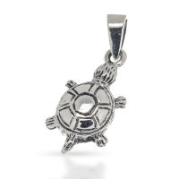 925 Sterling Silver Pendant - Turtle "Testudo"