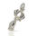925 Sterling Silver Pendant - Moose "Alia"