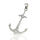 925 Sterling Silver Pendant - Anchor "Ancora"