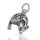 925 Sterling Silver Pendant - Horseshoe with Horse Head "Jolly"