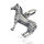 925 Sterling Silver Pendant - Zebra "Hippotigris"