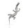 925 Sterling Silver Pendant - Gecko "Beans"