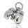 925 Sterling Silver Pendant - "Frazier" Boxing Gloves