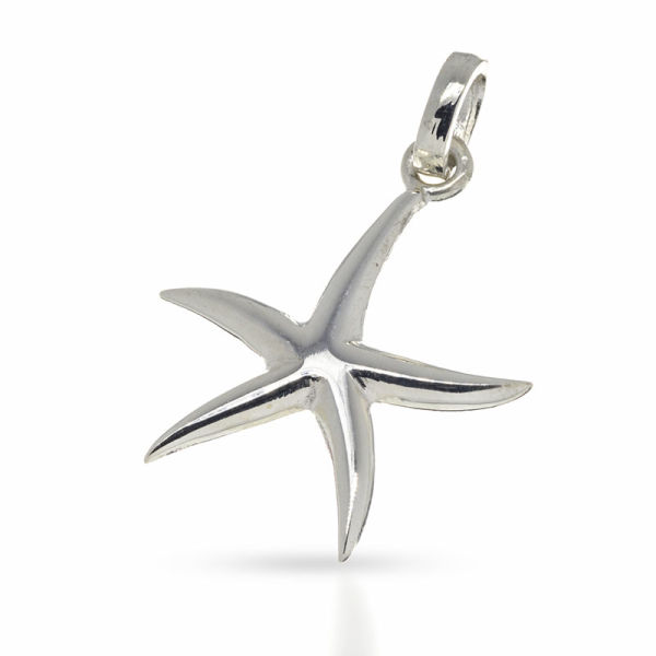 925 Sterling Silber Anhänger - Seestern "Hitode"