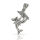 925 Sterling Silver Pendant - Dolphins "Nidae"