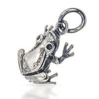 925 Sterling Silver Pendant - Frog "Rana"