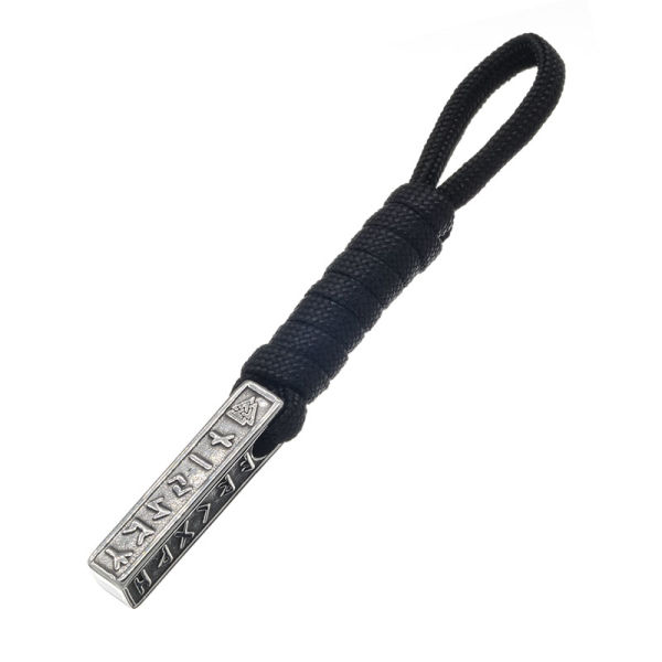Stainless steel - keychain rune staff "Nudam"