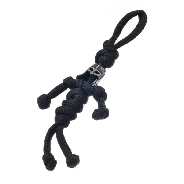 Stainless steel - keychain - Viking "Knut" Black