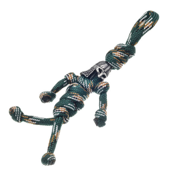 Edelstahl - Schlüsselanhänger - Wikinger "Knut" Multicolor