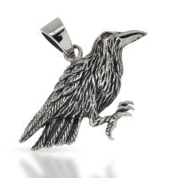 925 Sterling Silver Pendant - Raven "Vrana"