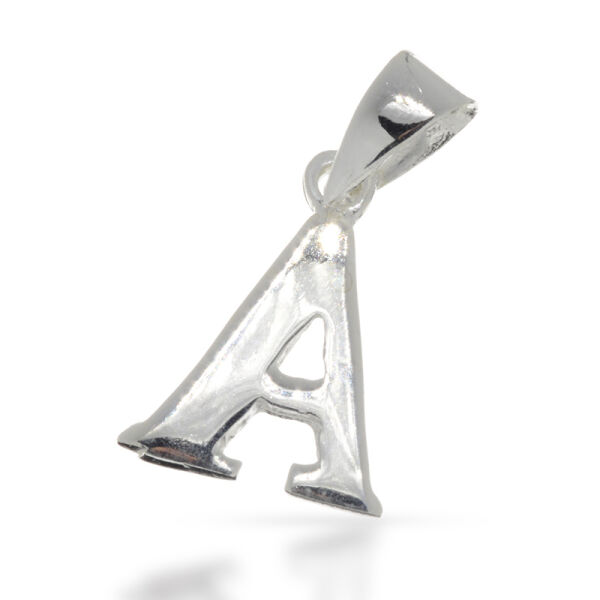 Buchstaben-Anhänger A–Z mit klassischer Initiale aus 925er Silber