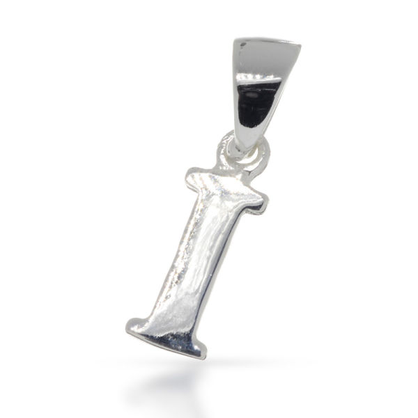925 Sterling Silber Anhänger - Buchstaben Alphabet I