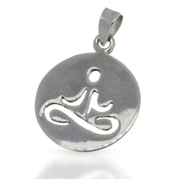 Meditations-Anhänger mit Unendlichkeitssymbol aus 925er Silber